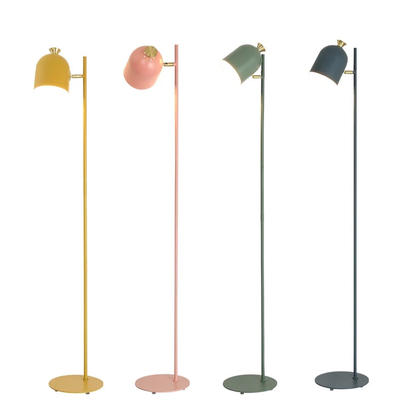 Nordisk Macaroon gulvlampe — Smijernsramme, LED (stue/soverom/kontor) 🎨