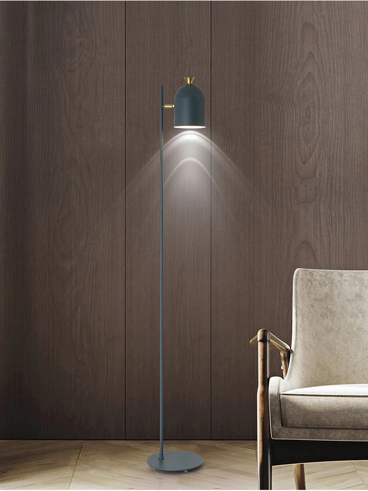 Nordisk Macaroon gulvlampe — Smijernsramme, LED (stue/soverom/kontor) 🎨