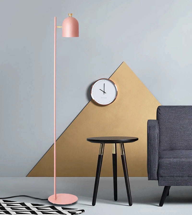 Nordisk Macaroon gulvlampe — Smijernsramme, LED (stue/soverom/kontor) 🎨