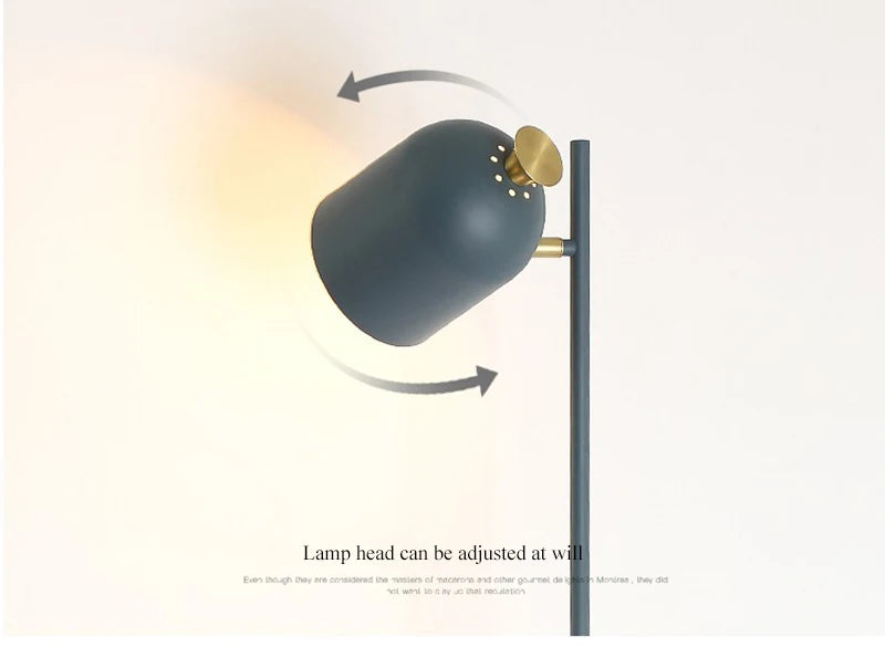Nordisk Macaroon gulvlampe — Smijernsramme, LED (stue/soverom/kontor) 🎨