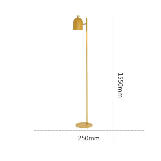 Nordisk Macaroon gulvlampe — Smijernsramme, LED (stue/soverom/kontor) 🎨