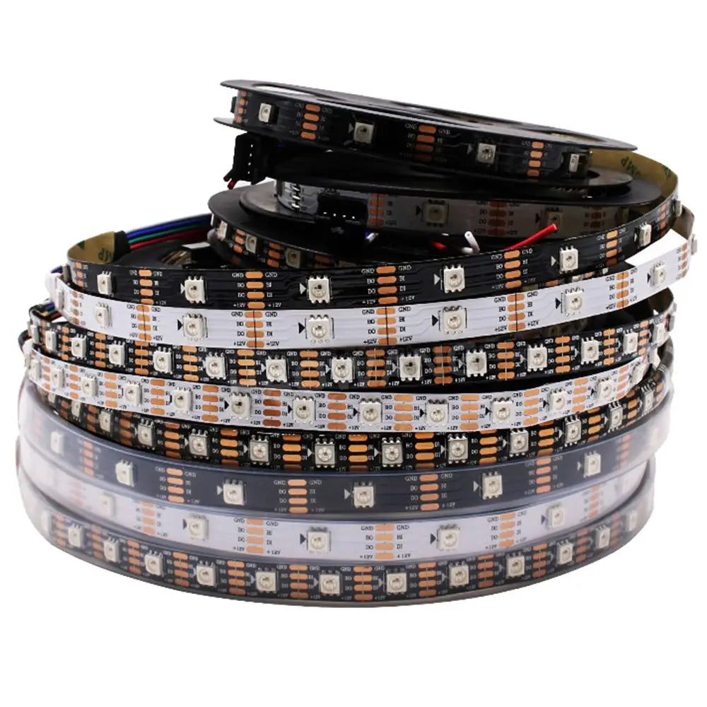WS2815 LED-strip — 12V, Dual-signal, 30/60/74/96/144 LEDs/m