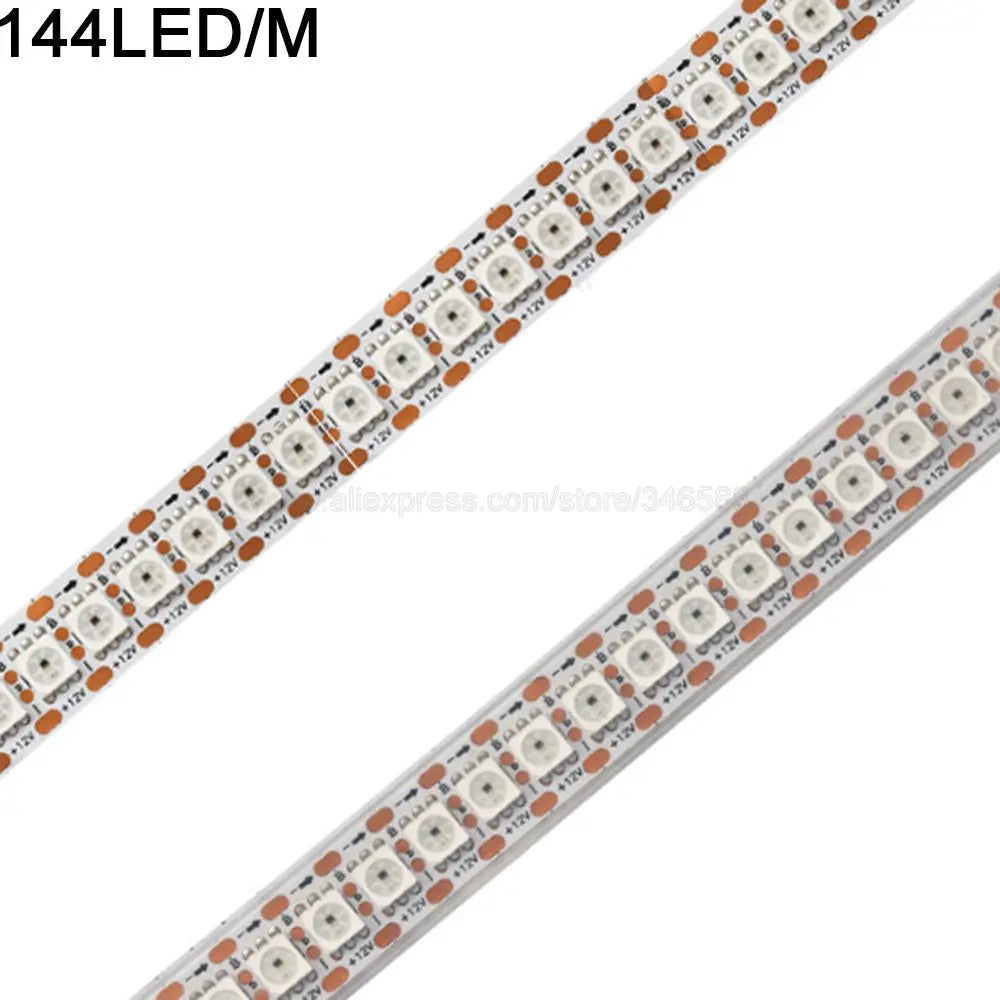 WS2815 LED-strip — 12V, Dual-signal, 30/60/74/96/144 LEDs/m