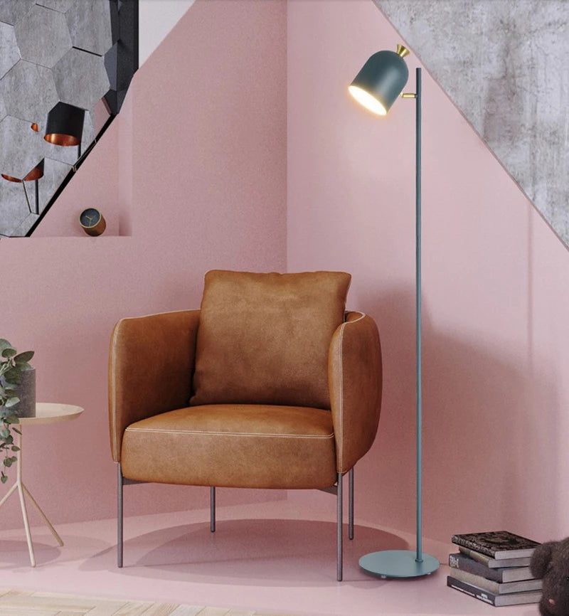 Nordisk Macaroon gulvlampe — Smijernsramme, LED (stue/soverom/kontor) 🎨