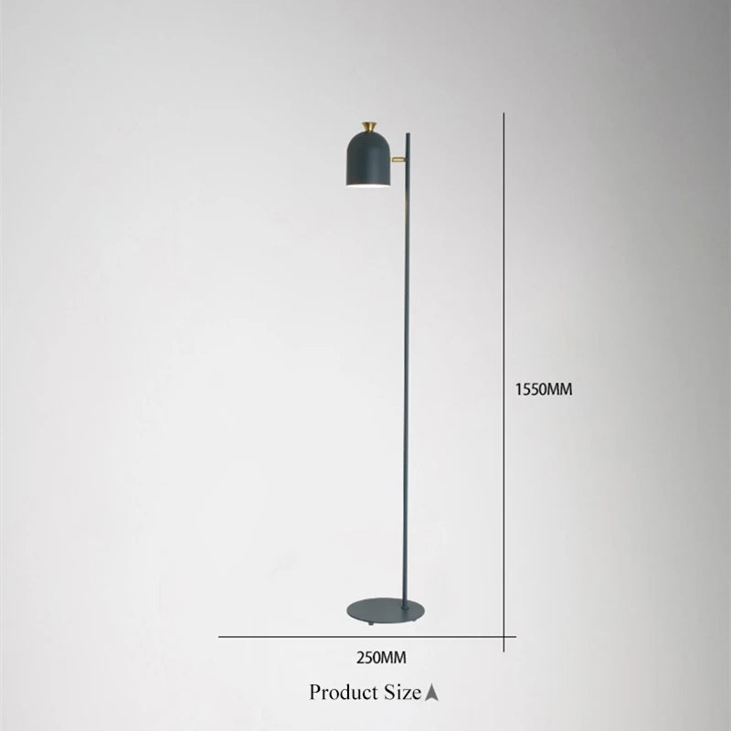 Nordisk Macaroon gulvlampe — Smijernsramme, LED (stue/soverom/kontor) 🎨