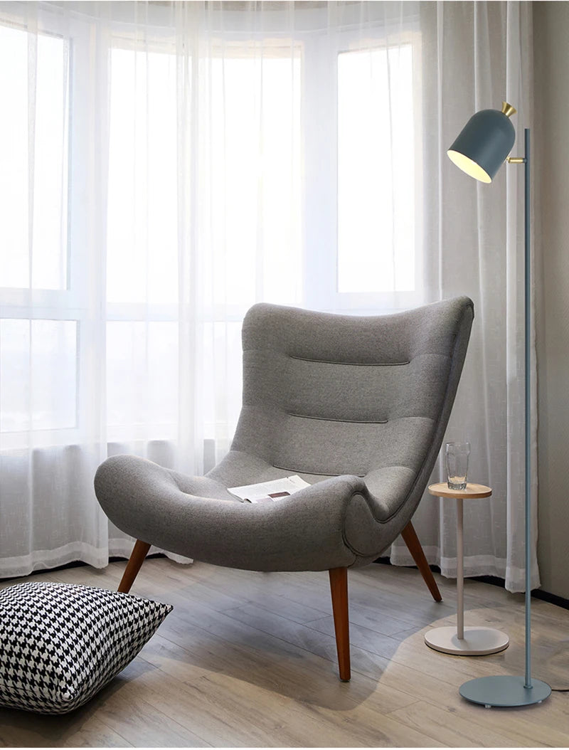Nordisk Macaroon gulvlampe — Smijernsramme, LED (stue/soverom/kontor) 🎨