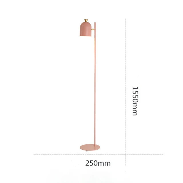 Nordisk Macaroon gulvlampe — Smijernsramme, LED (stue/soverom/kontor) 🎨