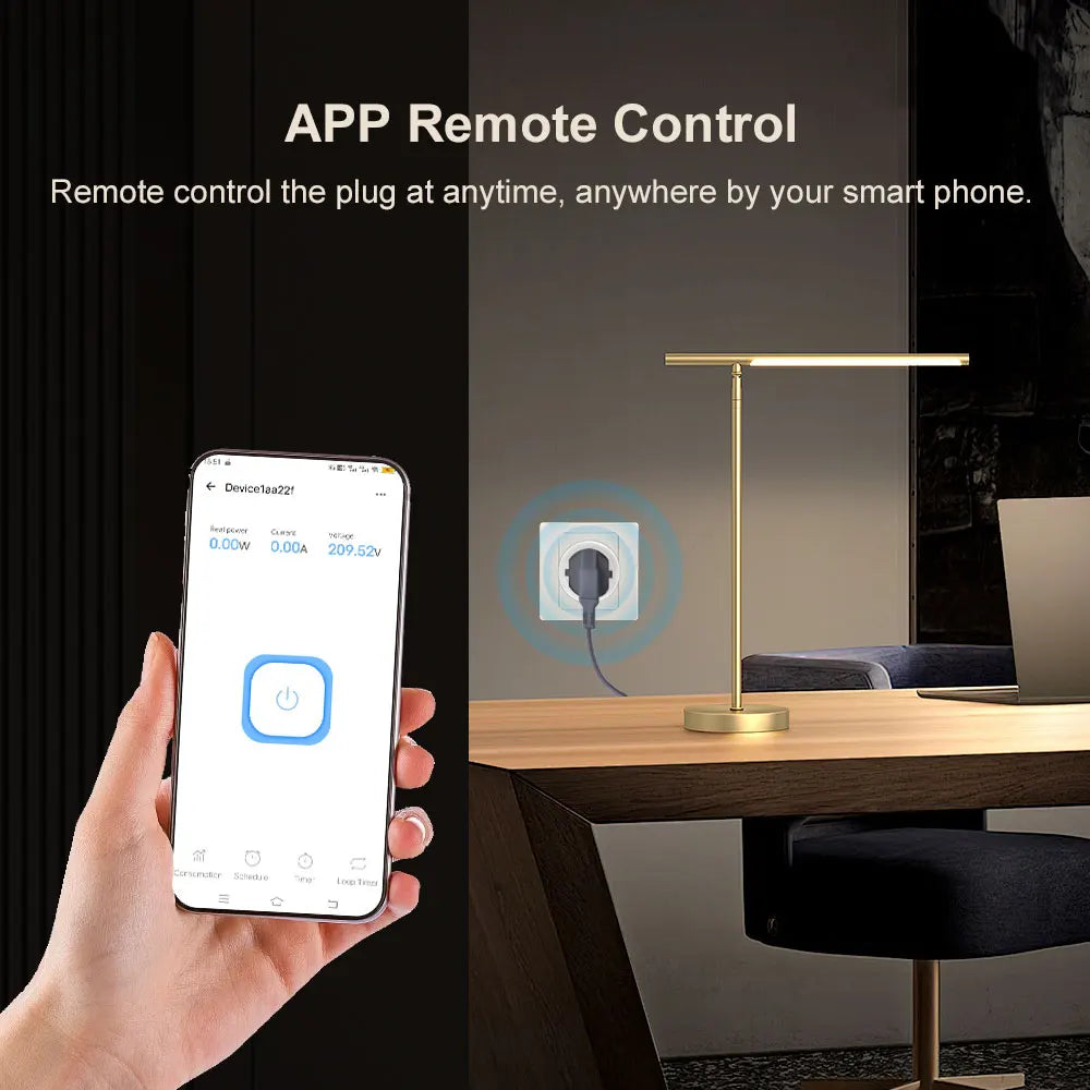 eWeLink Zigbee Smart Plug 16A — Strømmåler, Timer, Home Assistant/Alexa/Google