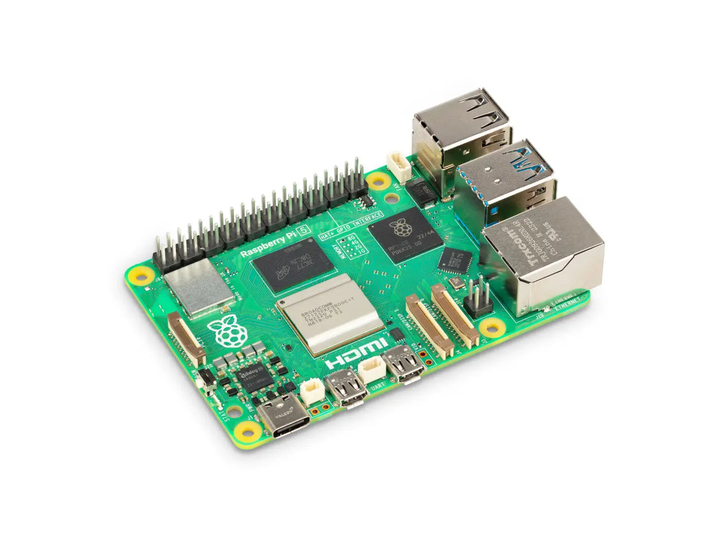 Raspberry Pi 5 — Med Etui & Strøm  Mange varianter Velg bundle