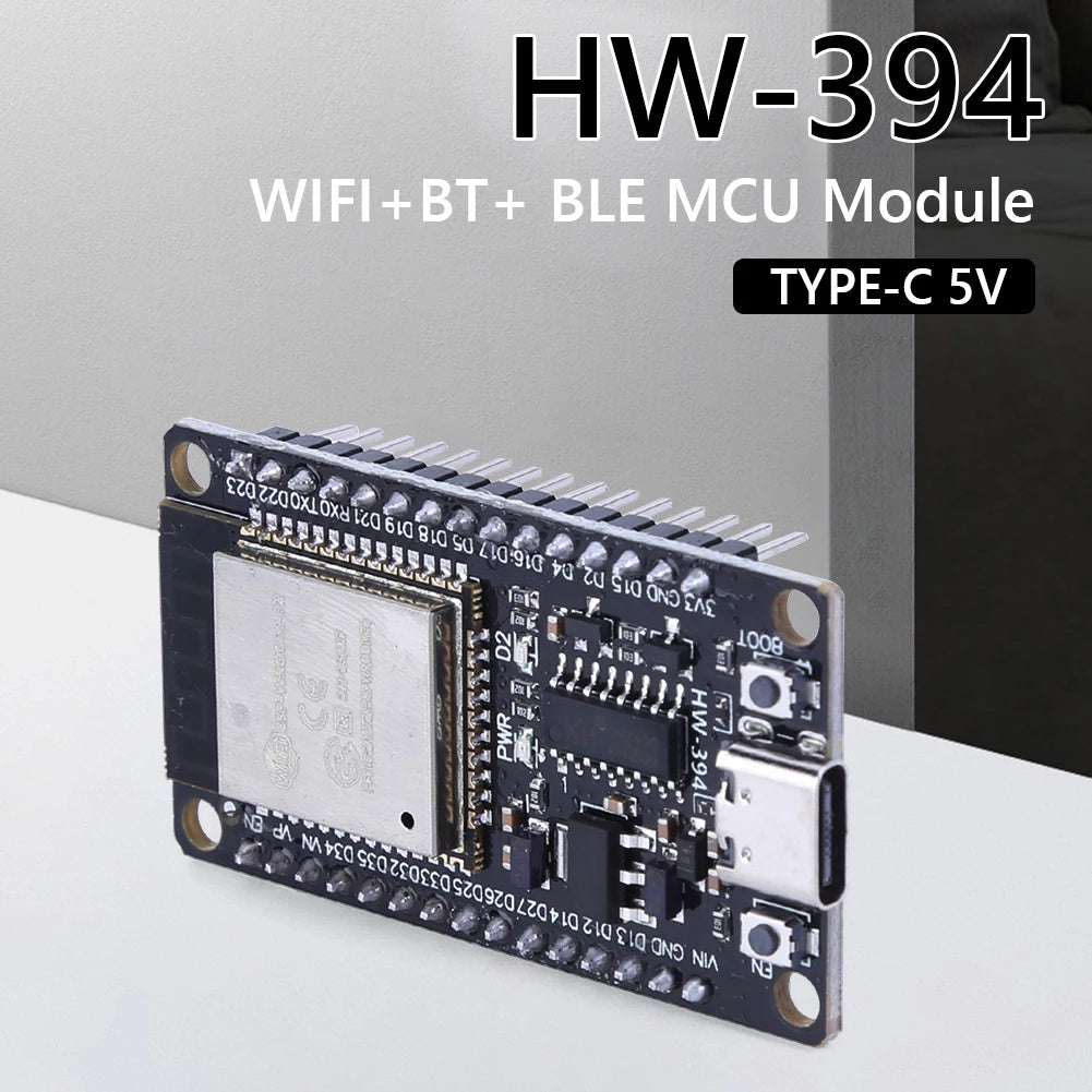 ESP32 Utviklingskort — WiFi & Bluetooth