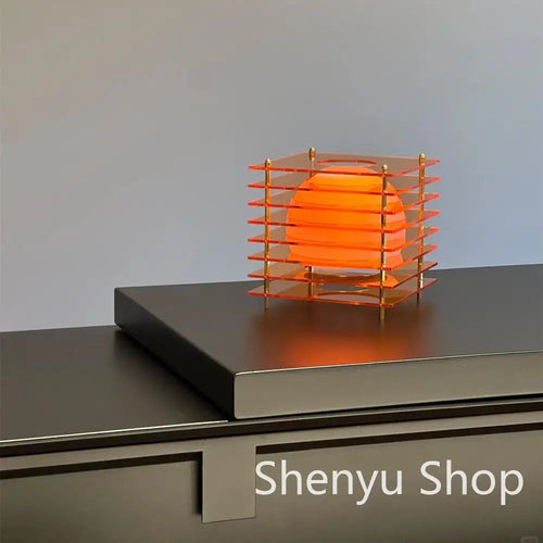 16-fargers oppladbar nattlampe — Akryl, ambient, soverom/skrivebord