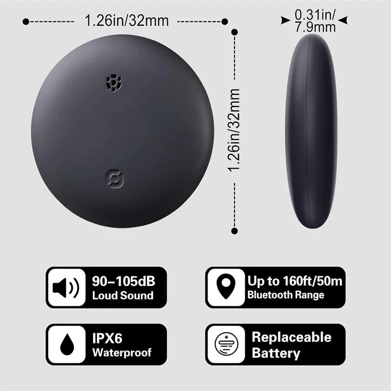 Mini GPS-sporer — Magnetfeste, Sanntid