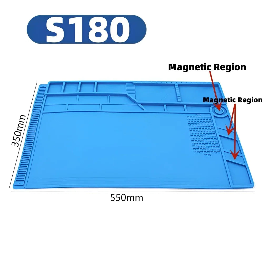 Magnetisk Silikonmatte — Varmebestandig, Antistatisk