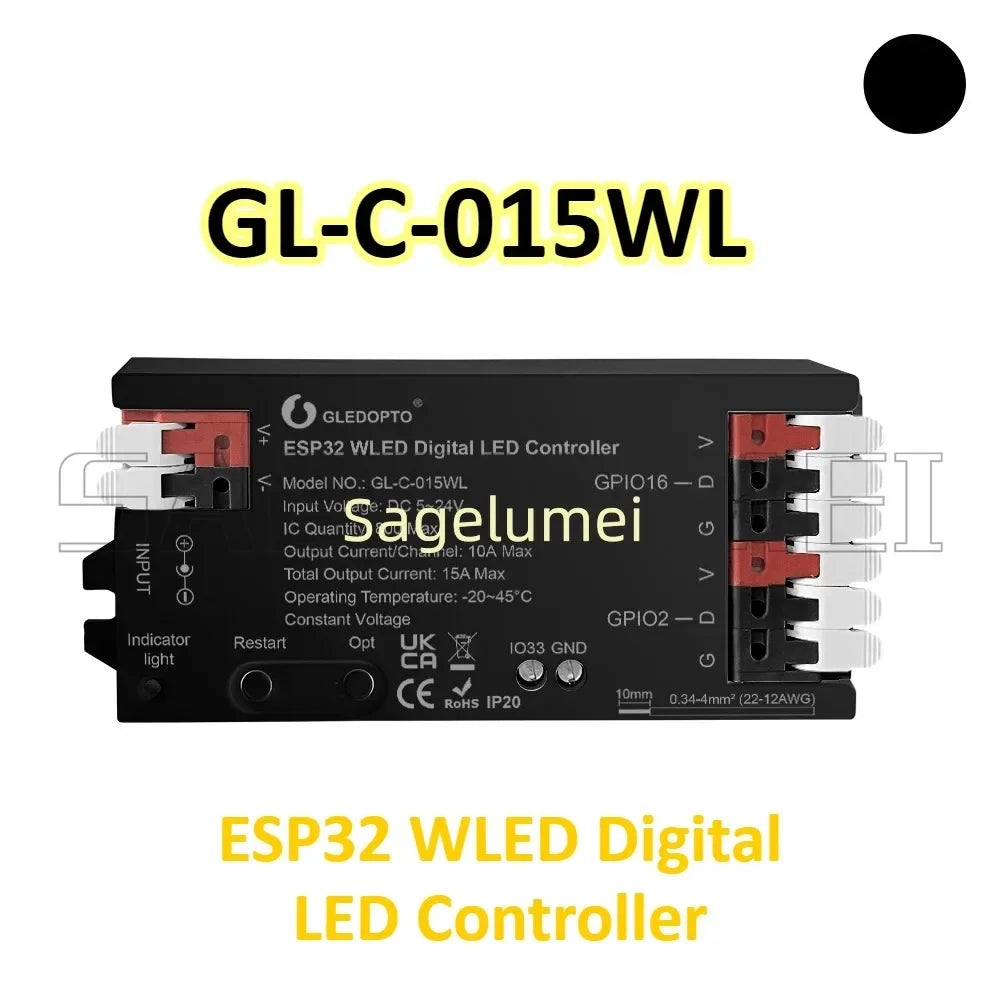 ESP32 WLED Kontroller — IR & Gesture