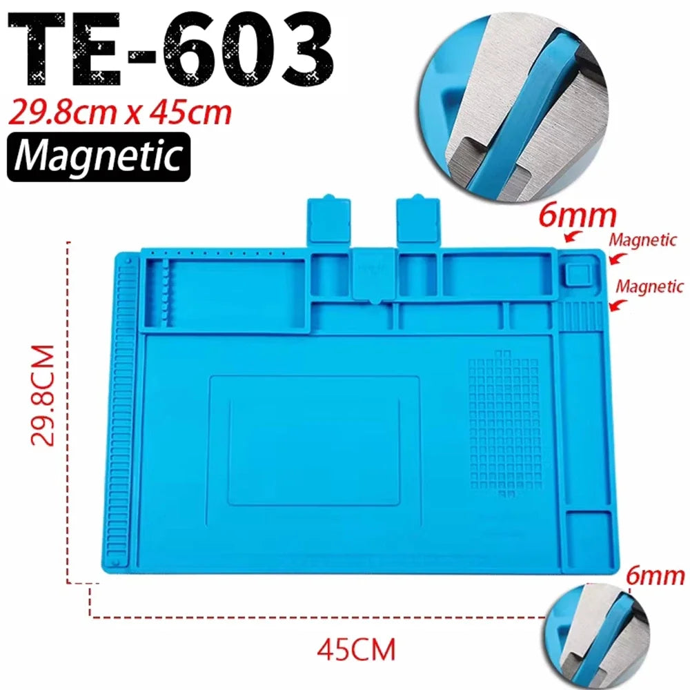 Magnetisk Silikonmatte — Varmebestandig, Antistatisk