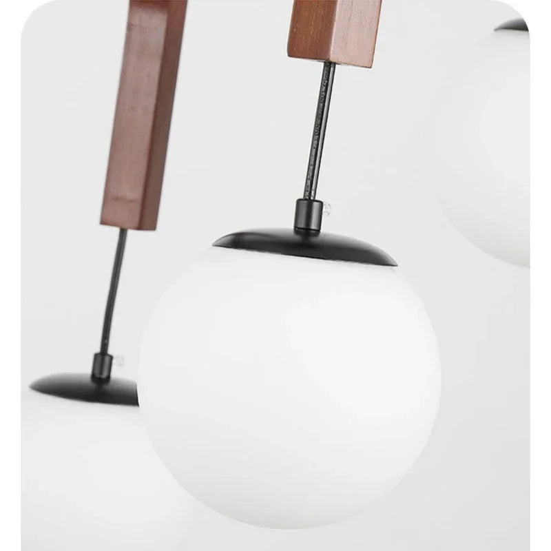 Porada ASTRA Trelampe — Retro, flerhodet, LED (stue/restaurant)