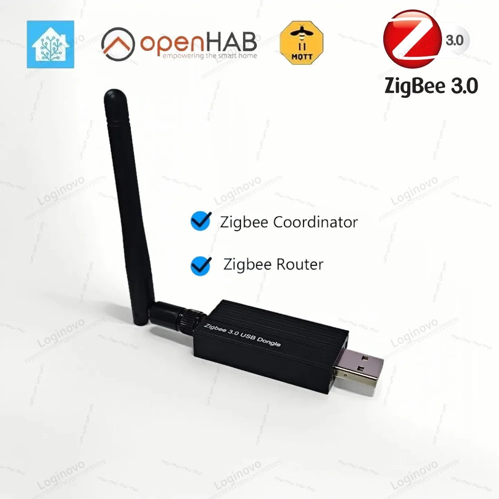 Zigbee 3.0 USB Dongle — Gateway for Home Assistant, Zigbee2MQTT & OpenHAB