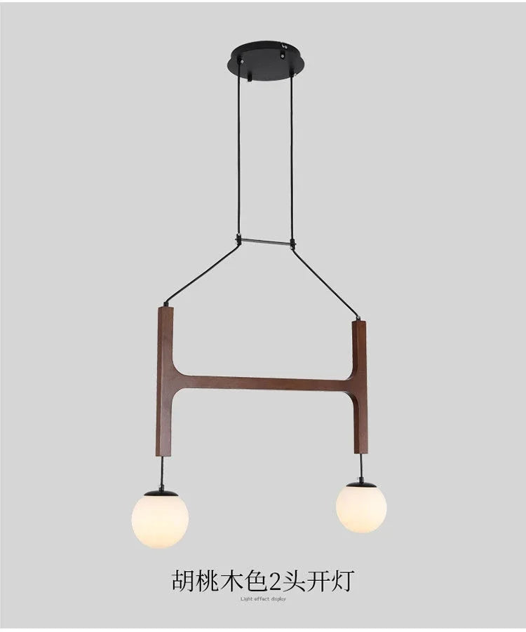 Porada ASTRA Trelampe — Retro, flerhodet, LED (stue/restaurant)