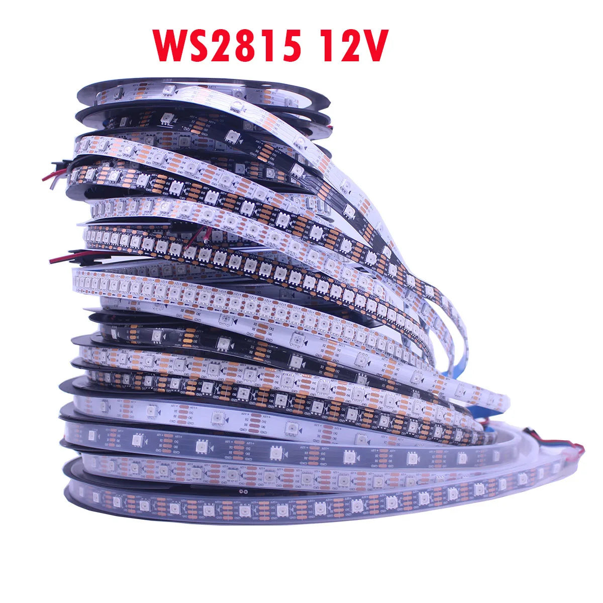 WS2812B / WS2813 / WS2815 / WS2811 LED-strip — 5V/12V