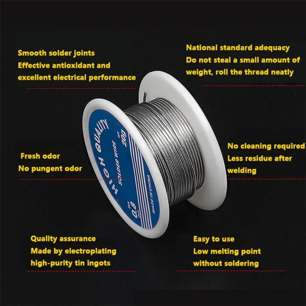 Loddetinn Rosin Core No-Clean 0.8mm / 1.0mm 60/40 – 20g / 50g / 100g