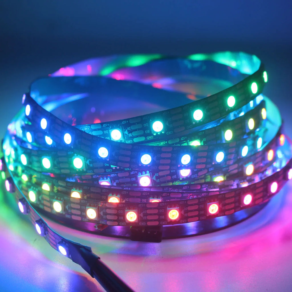 WS2812B / WS2813 / WS2815 / WS2811 LED-strip — 5V/12V