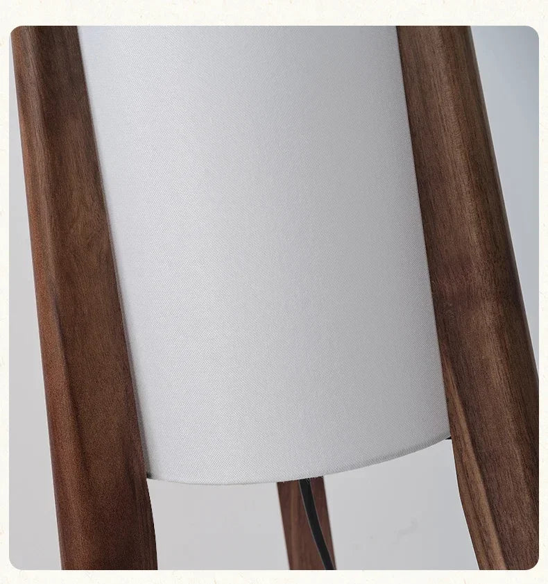 Japansk Wabi-Sabi gulvlampe — Heltre, E27 (stue/soverom/kafe)