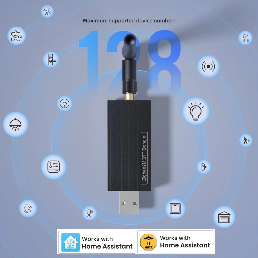 Zigbee 3.0 USB Dongle Plus — CC2652P, ZHA/Zigbee2MQTT/OpenHAB, Home Assistant