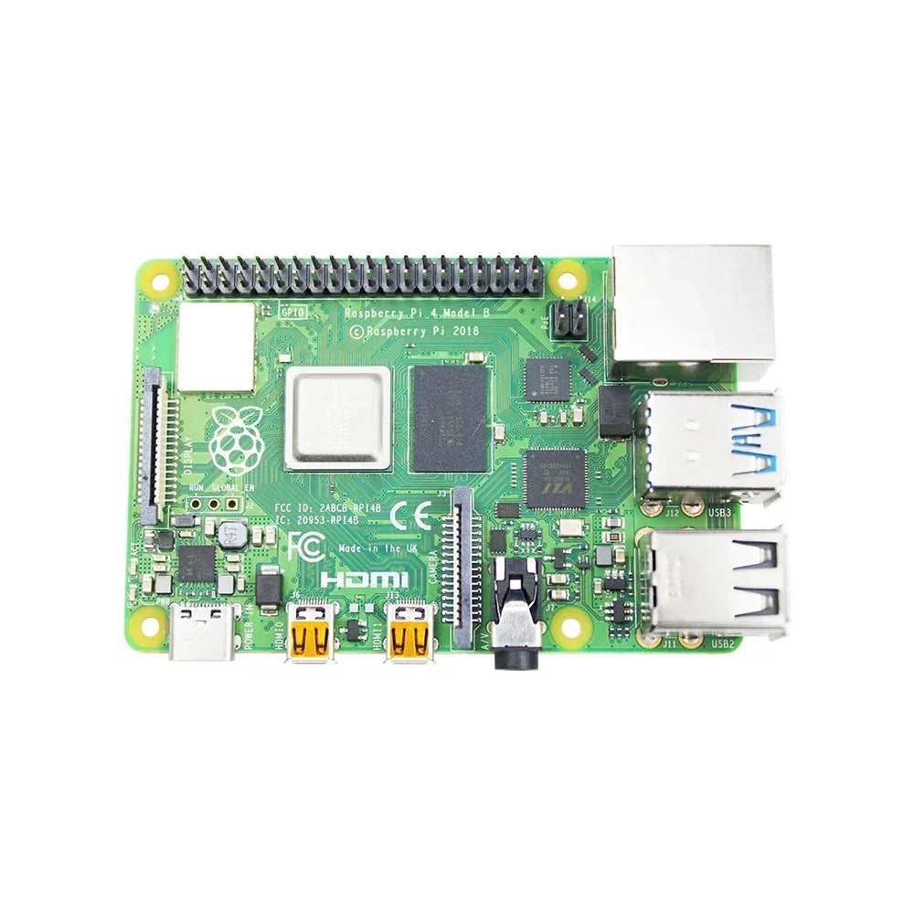 Raspberry Pi 4 Starter Kit — 2/4/8GB med etui, vifte, strøm & HDMI