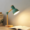 Nordisk trelampe — LED, justerbar, øyevennlig lesing/soverom