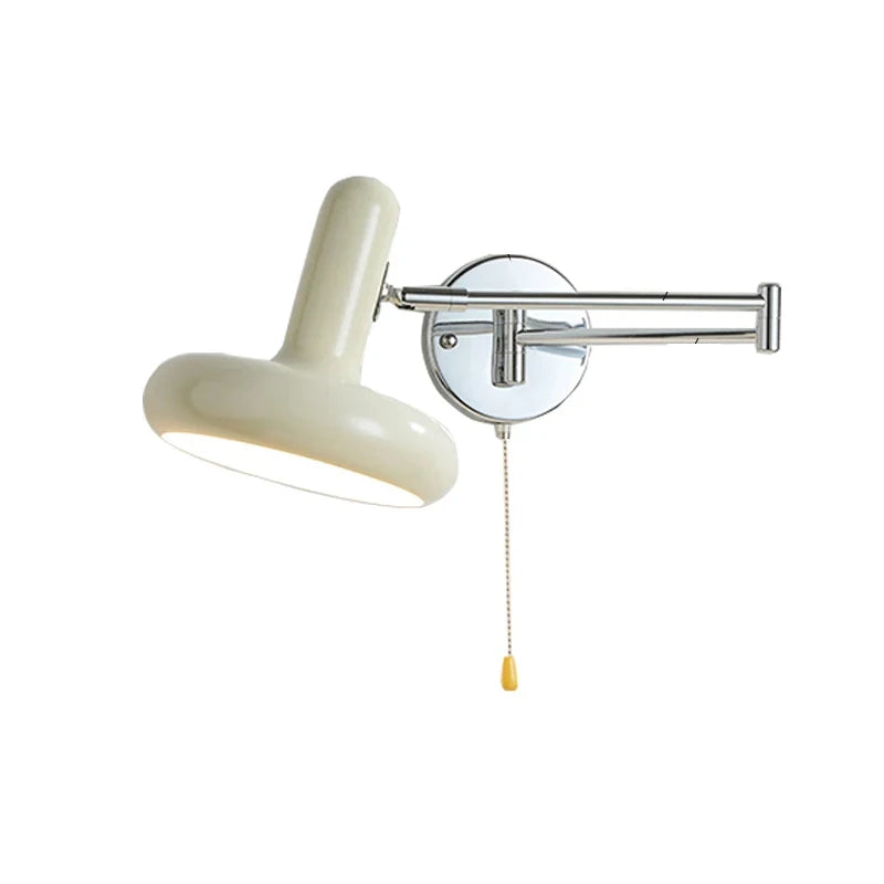 Nordisk svingarm vegglampe — Uttrekkbar, soverom/lesing