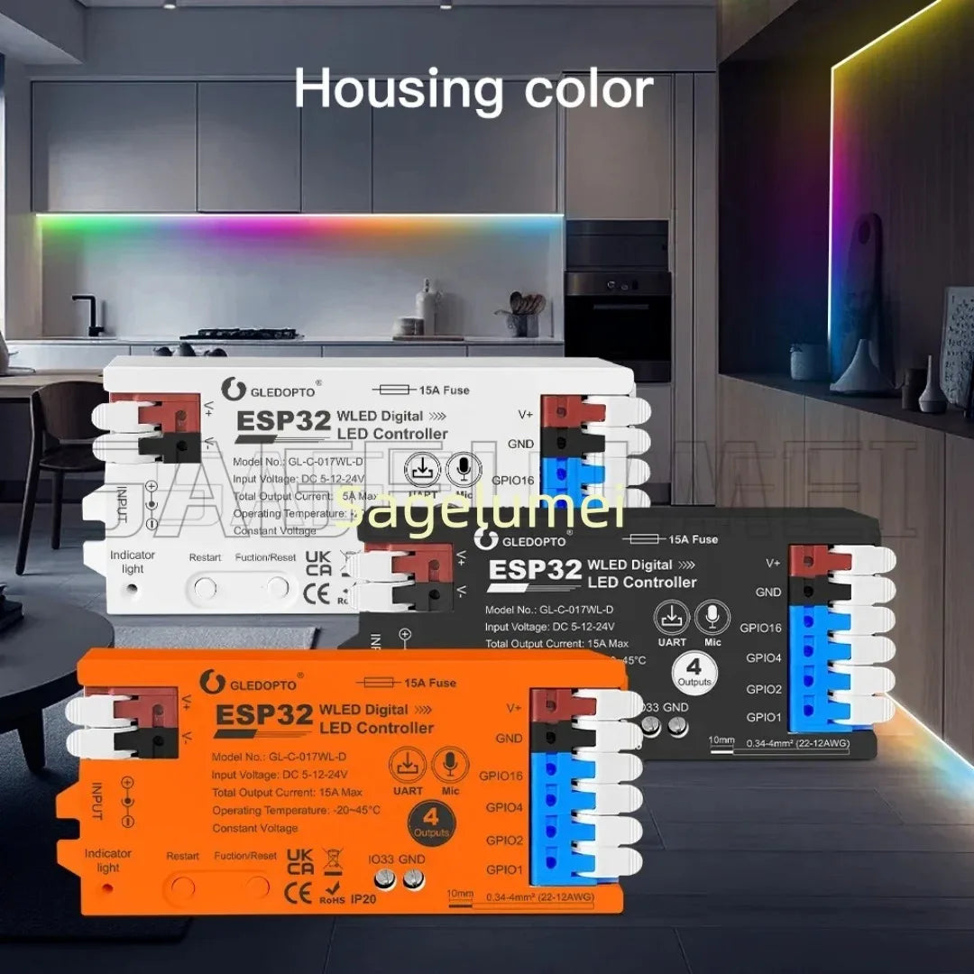 ⭐ Komplett Nordlys-pakke — 10m LED + Pi 5 + Home Assistant