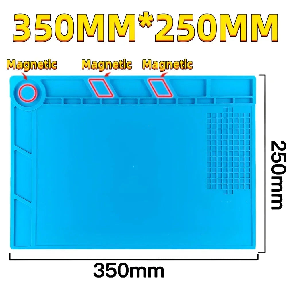 Magnetisk Silikonmatte — Varmebestandig, Antistatisk