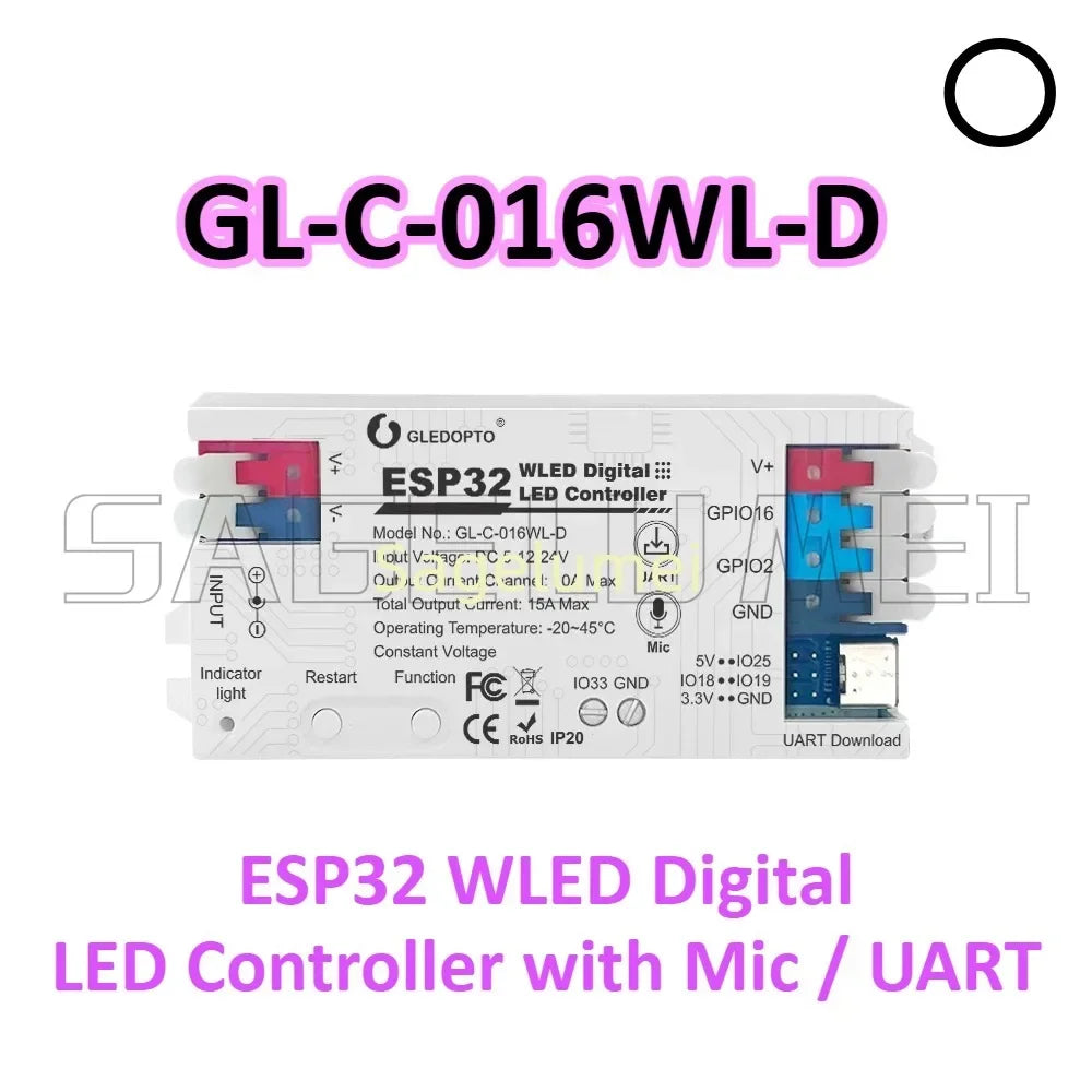 ESP32 WLED Kontroller — IR & Gesture