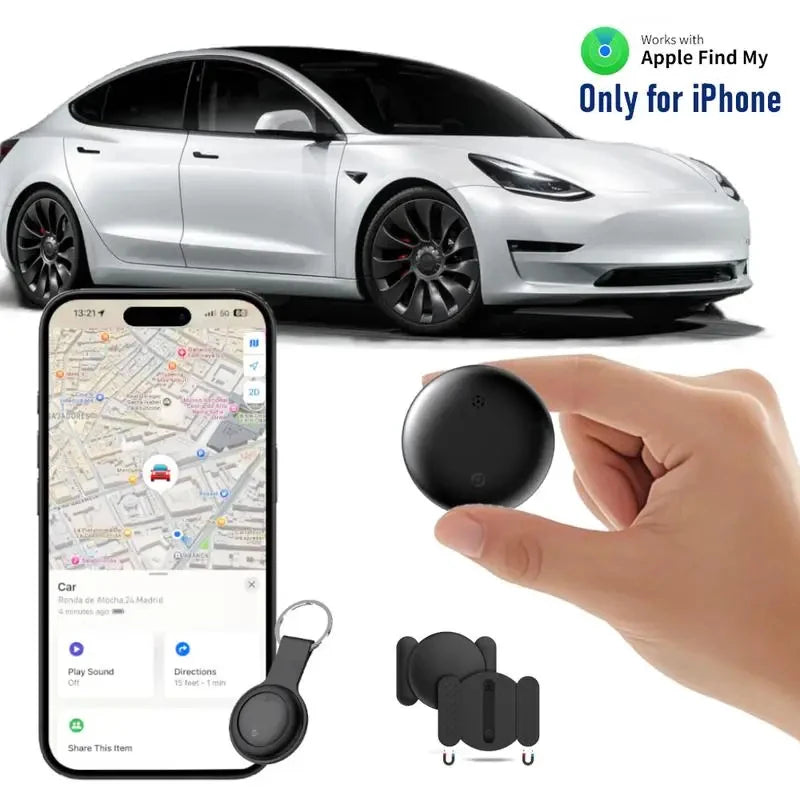 Mini GPS-sporer — Magnetfeste, Sanntid