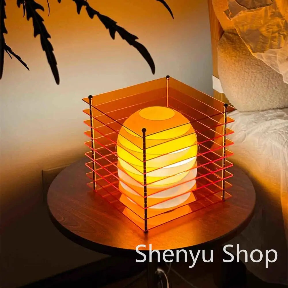 16-fargers oppladbar nattlampe — Akryl, ambient, soverom/skrivebord
