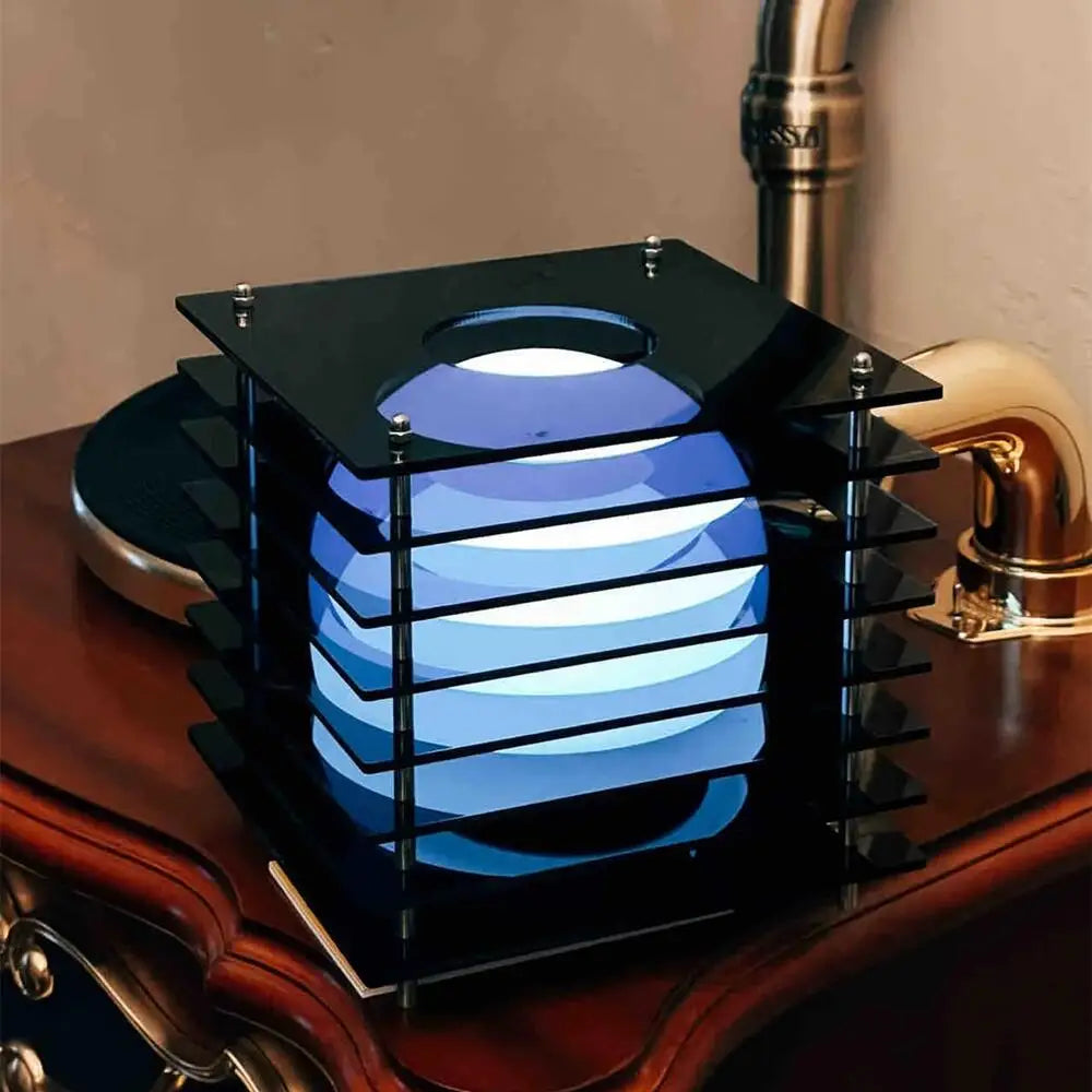 16-fargers oppladbar nattlampe — Akryl, ambient, soverom/skrivebord