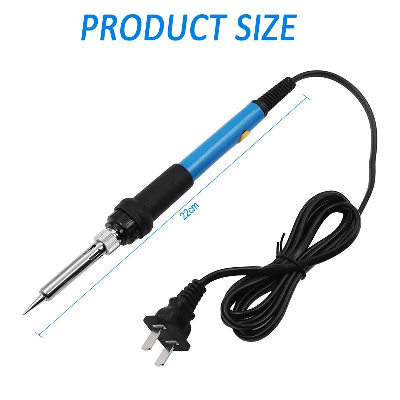 Profesjonelt lodde-jern 60W — 110V/220V, justerbar temperatur