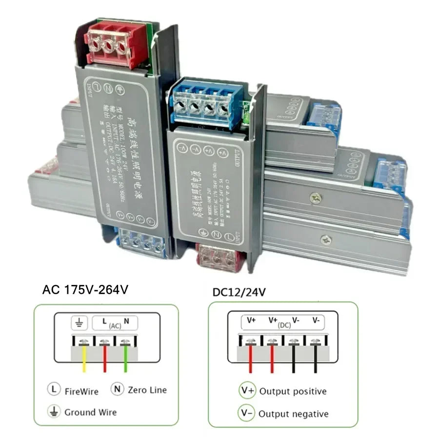 LED Transformer 12V/24V — Stille 60W–400W