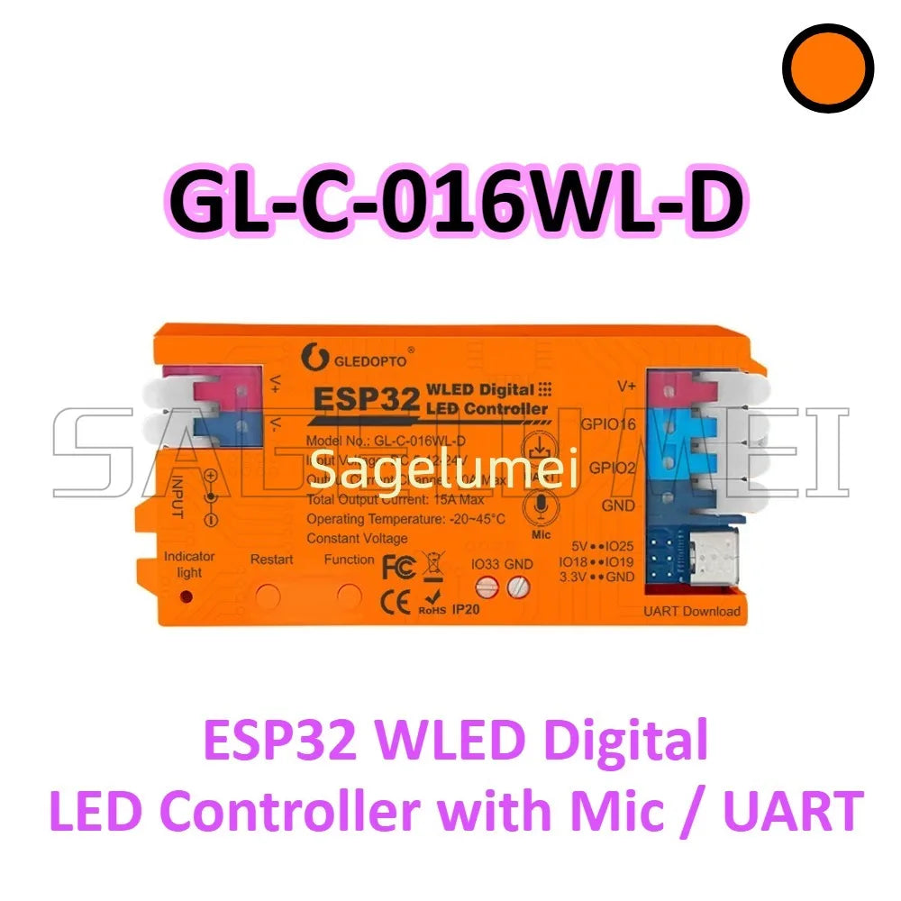 ESP32 WLED Kontroller — IR & Gesture