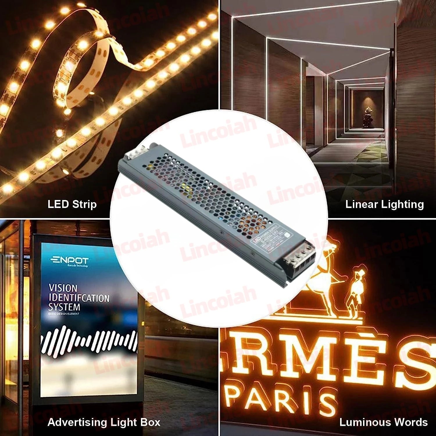 LED Strømforsyning 12V/24V — Stille 60W–400W