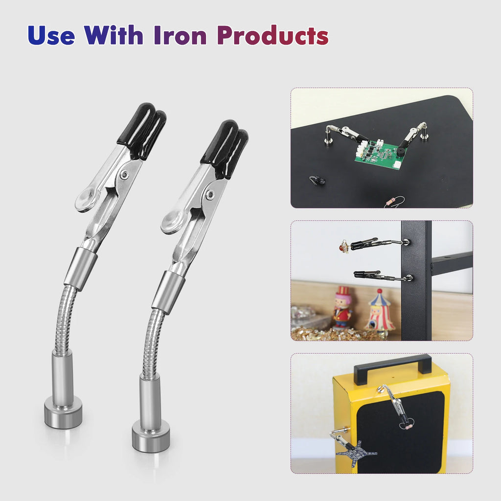 Magnetiske Helping Hands — 4-arm Loddestativ