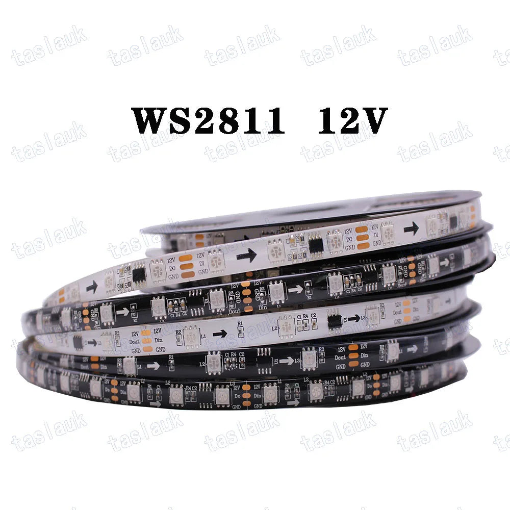 WS2812B / WS2813 / WS2815 / WS2811 LED-strip — 5V/12V