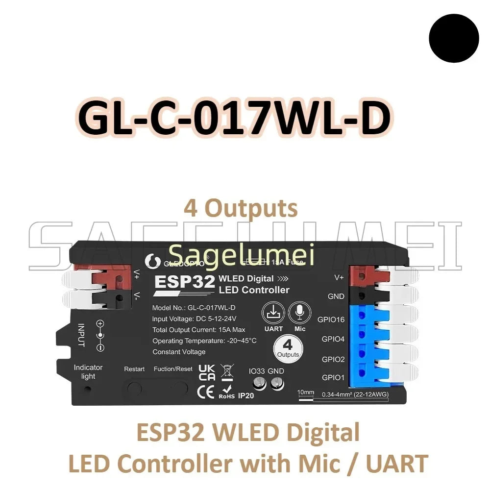 ESP32 WLED Kontroller — IR & Gesture