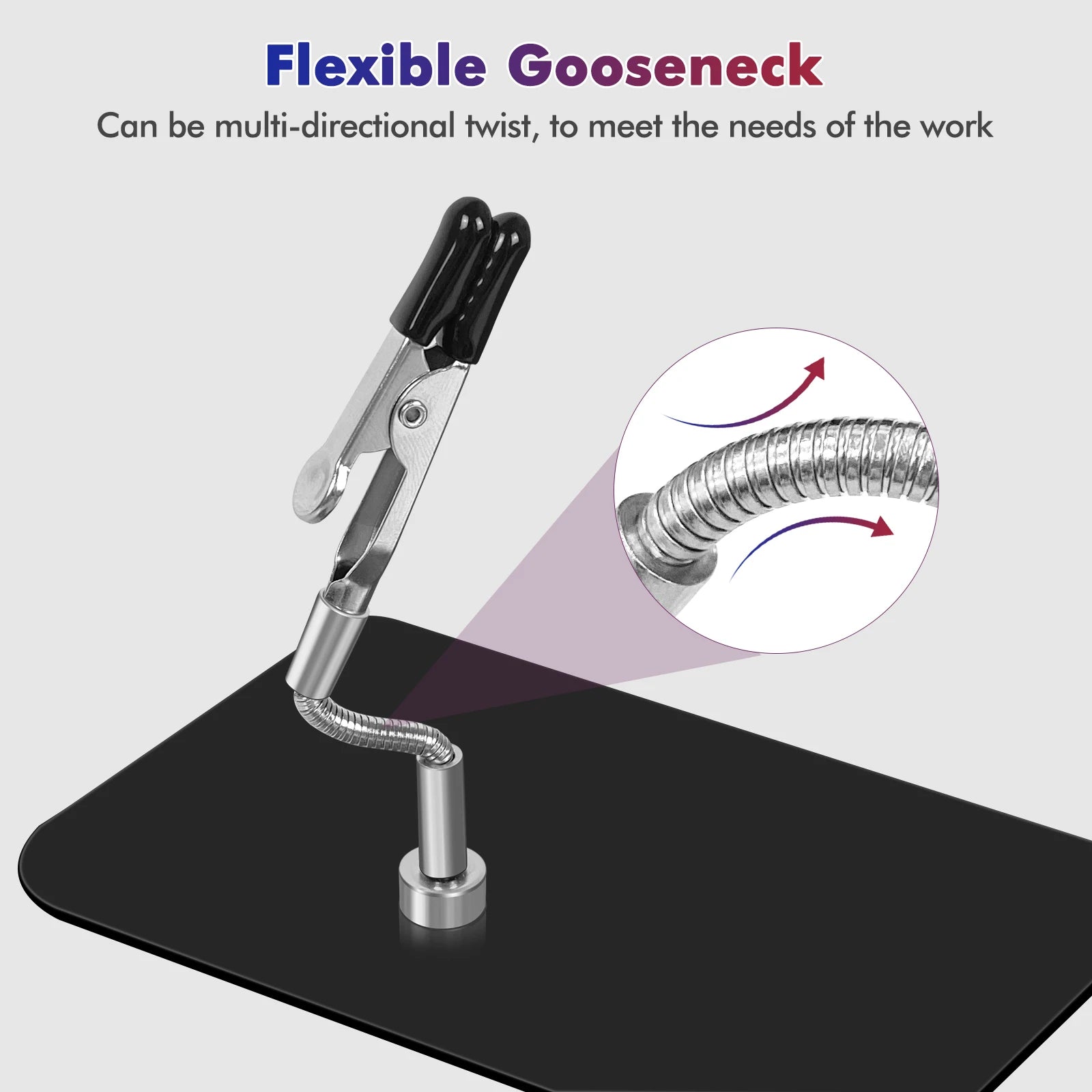 Magnetiske Helping Hands — 4-arm Loddestativ