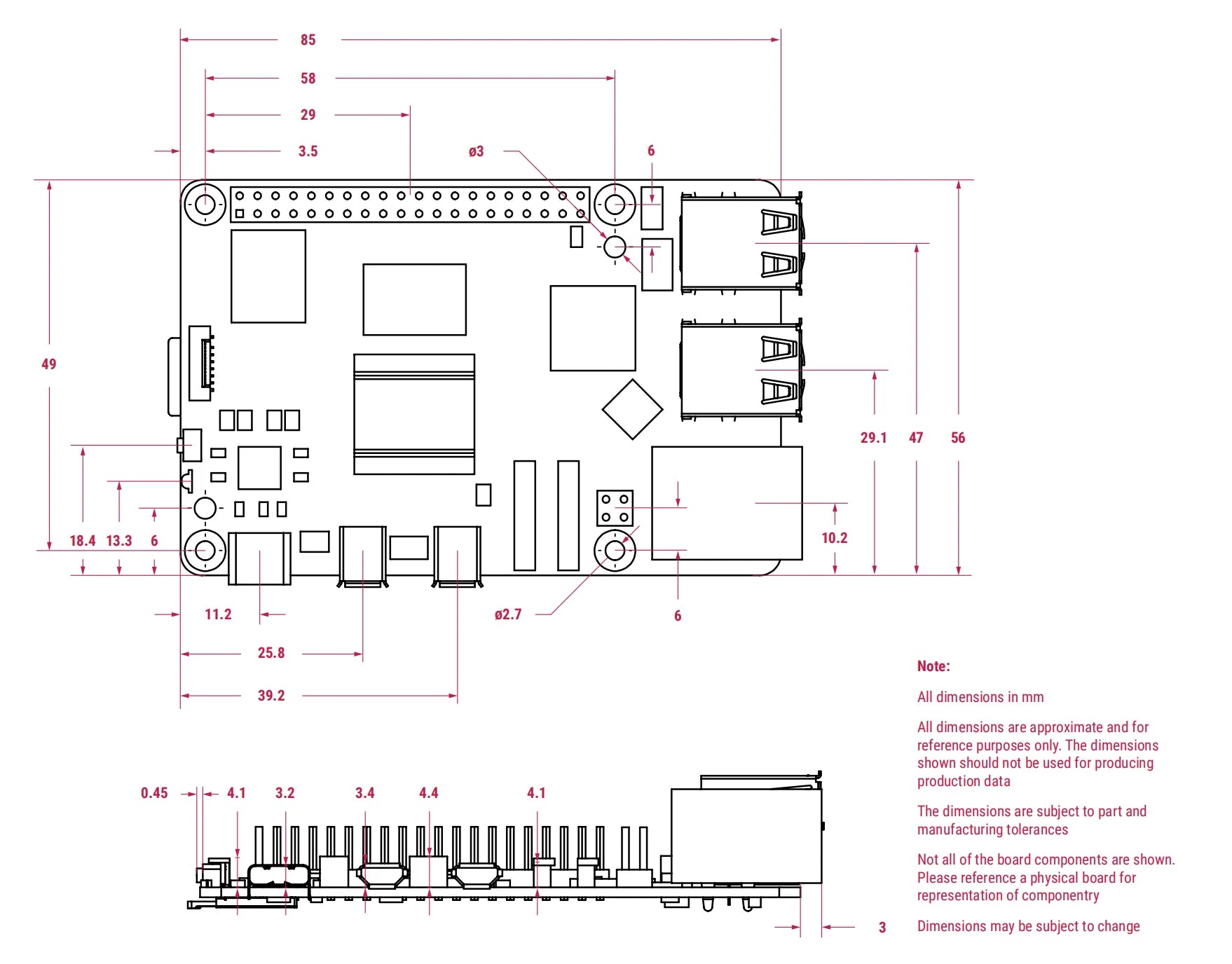 Raspberry Pi 5 — Med Etui & Strøm  Mange varianter Velg bundle