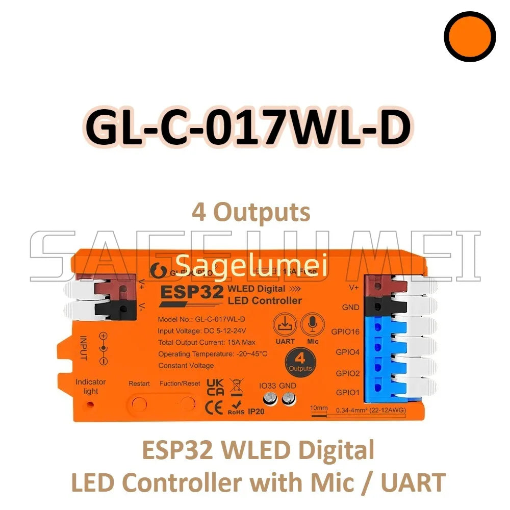 ESP32 WLED Kontroller — IR & Gesture