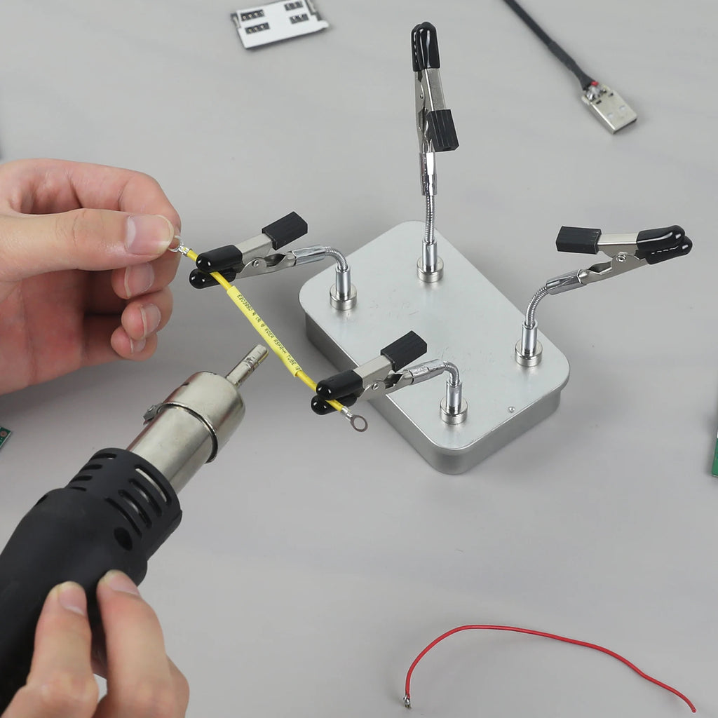 Magnetiske Helping Hands — 4-arm Loddestativ