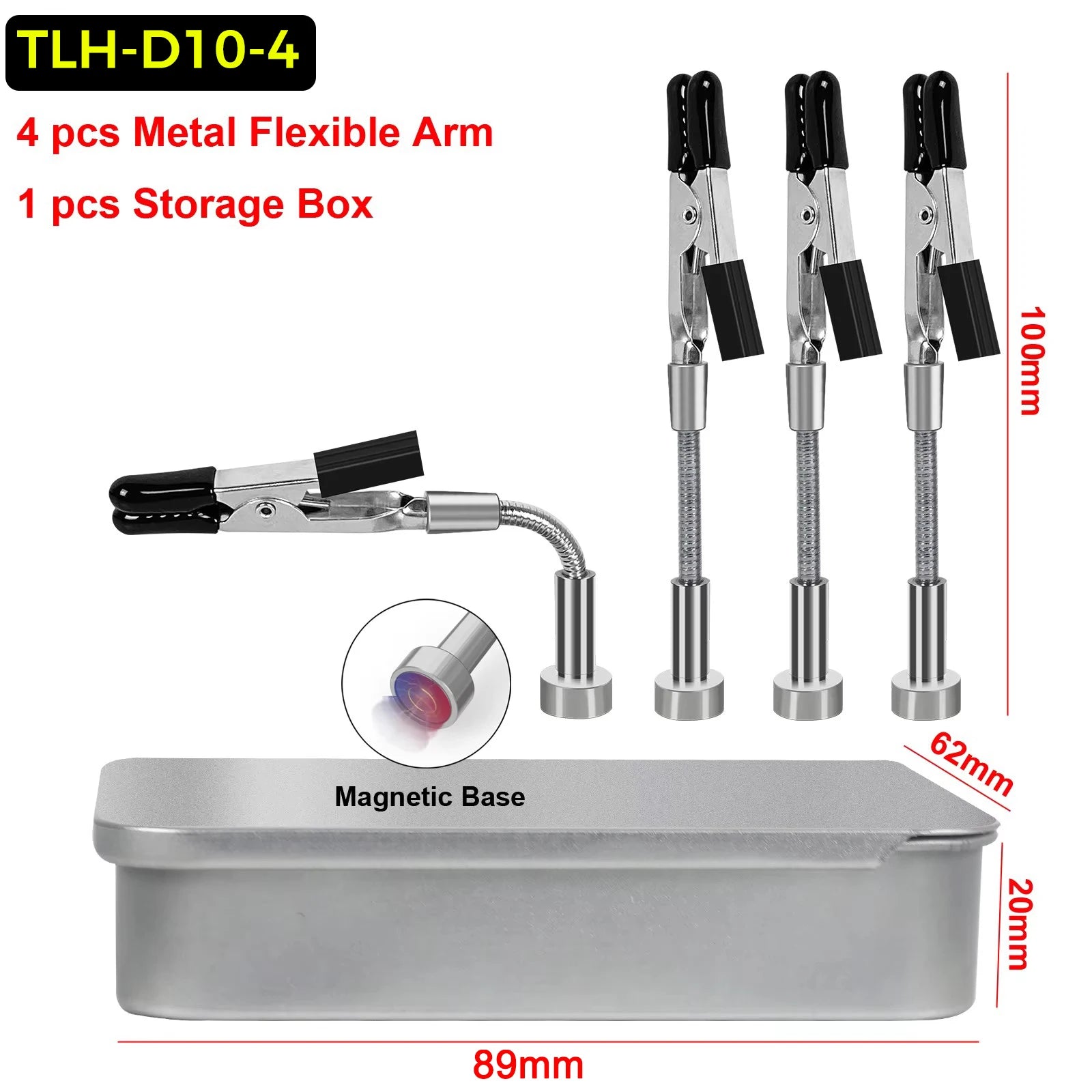 Magnetiske Helping Hands — 4-arm Loddestativ